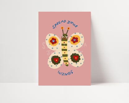 Spread Your Wings | Butterfly Print | UNFRAMED