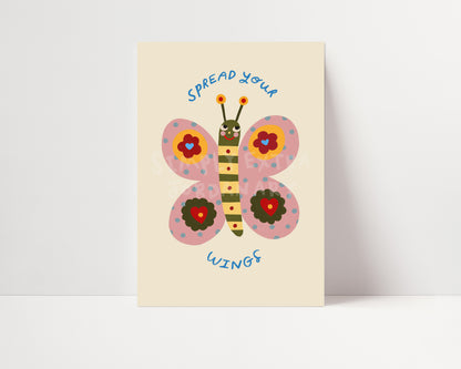 Spread Your Wings | Butterfly Print | UNFRAMED