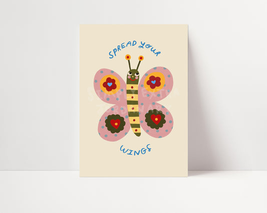 Spread Your Wings | Butterfly Print | UNFRAMED