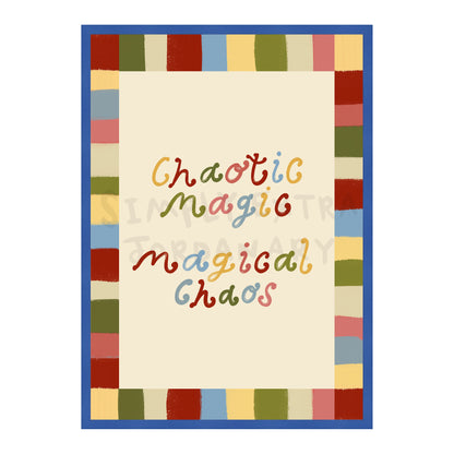 Chaotic Magic Print