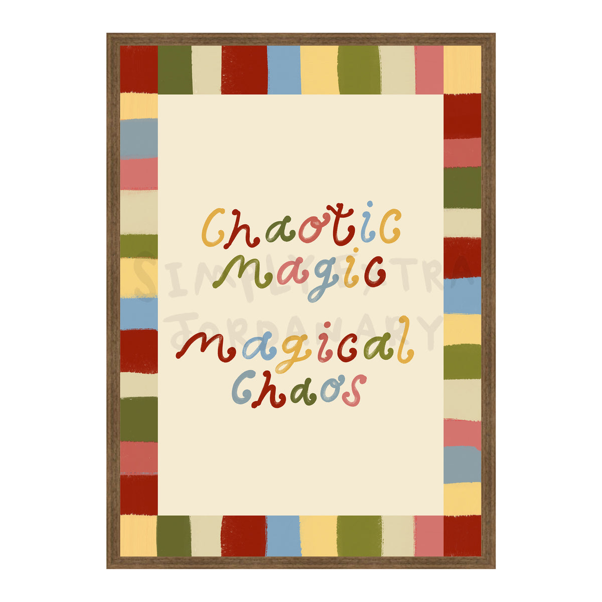 Chaotic Magic Print