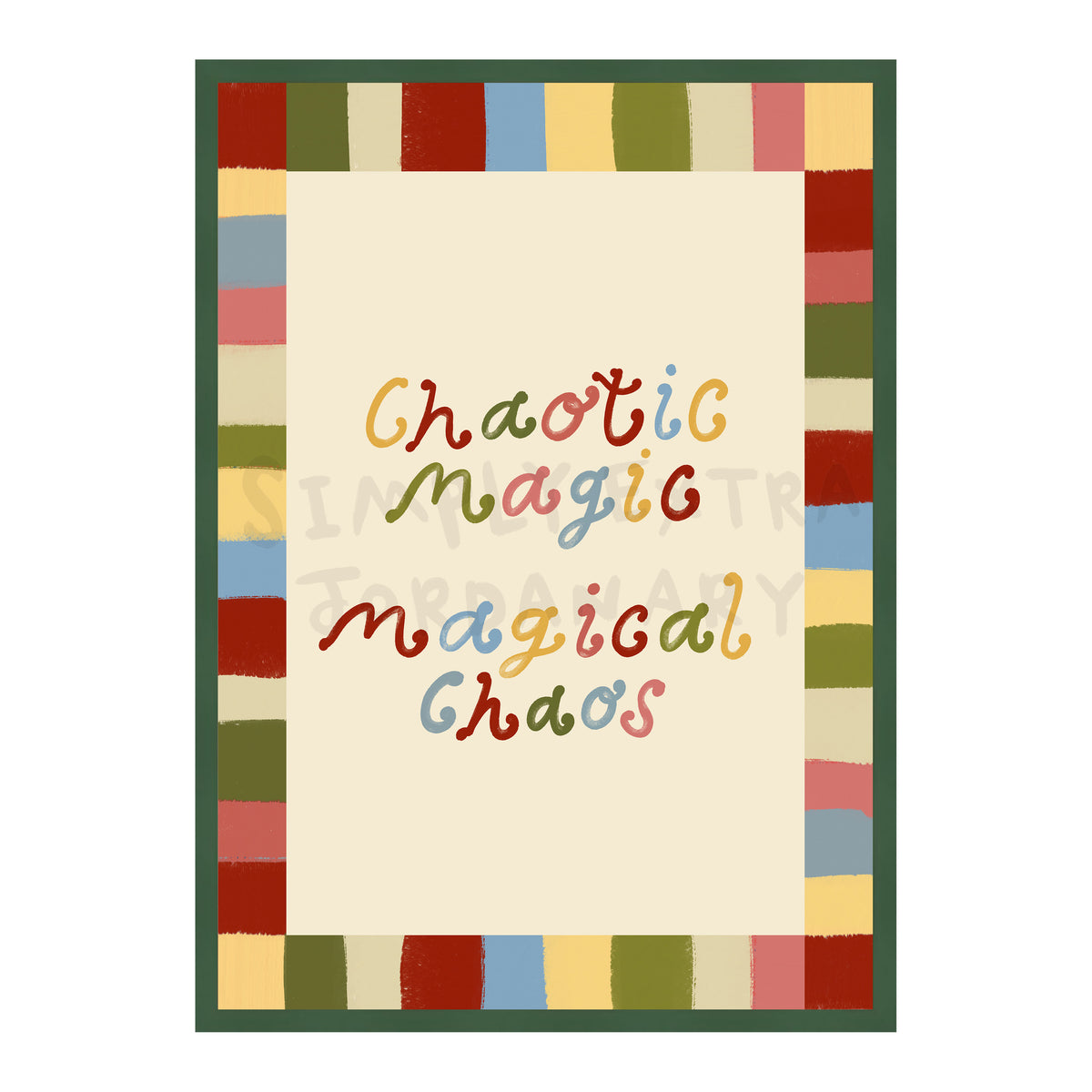 Chaotic Magic Print