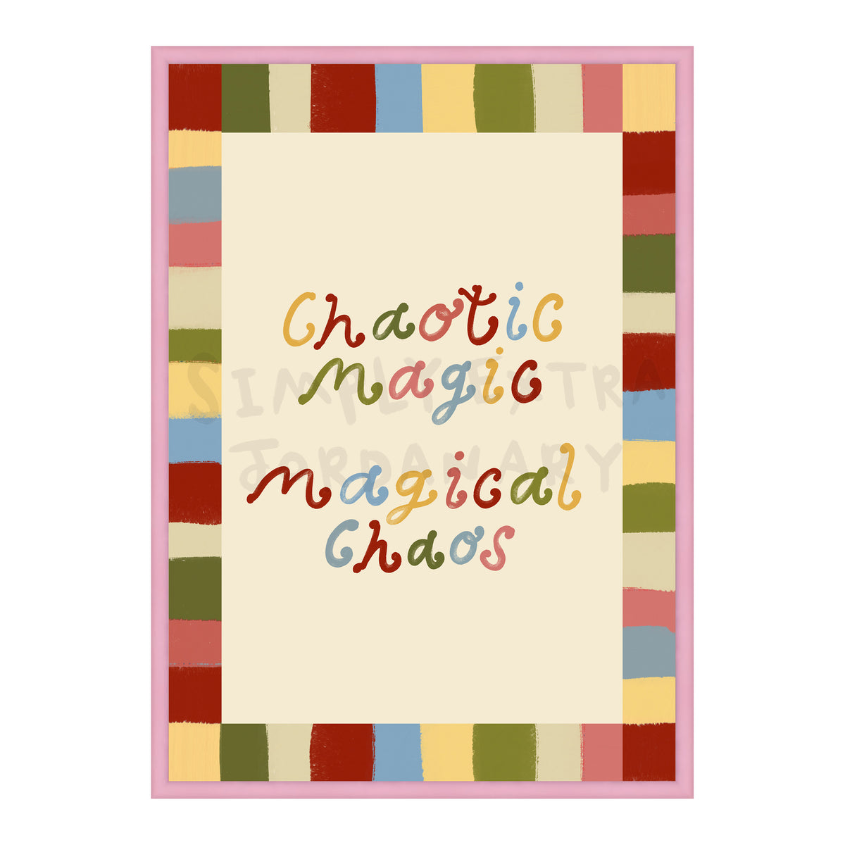 Chaotic Magic Print