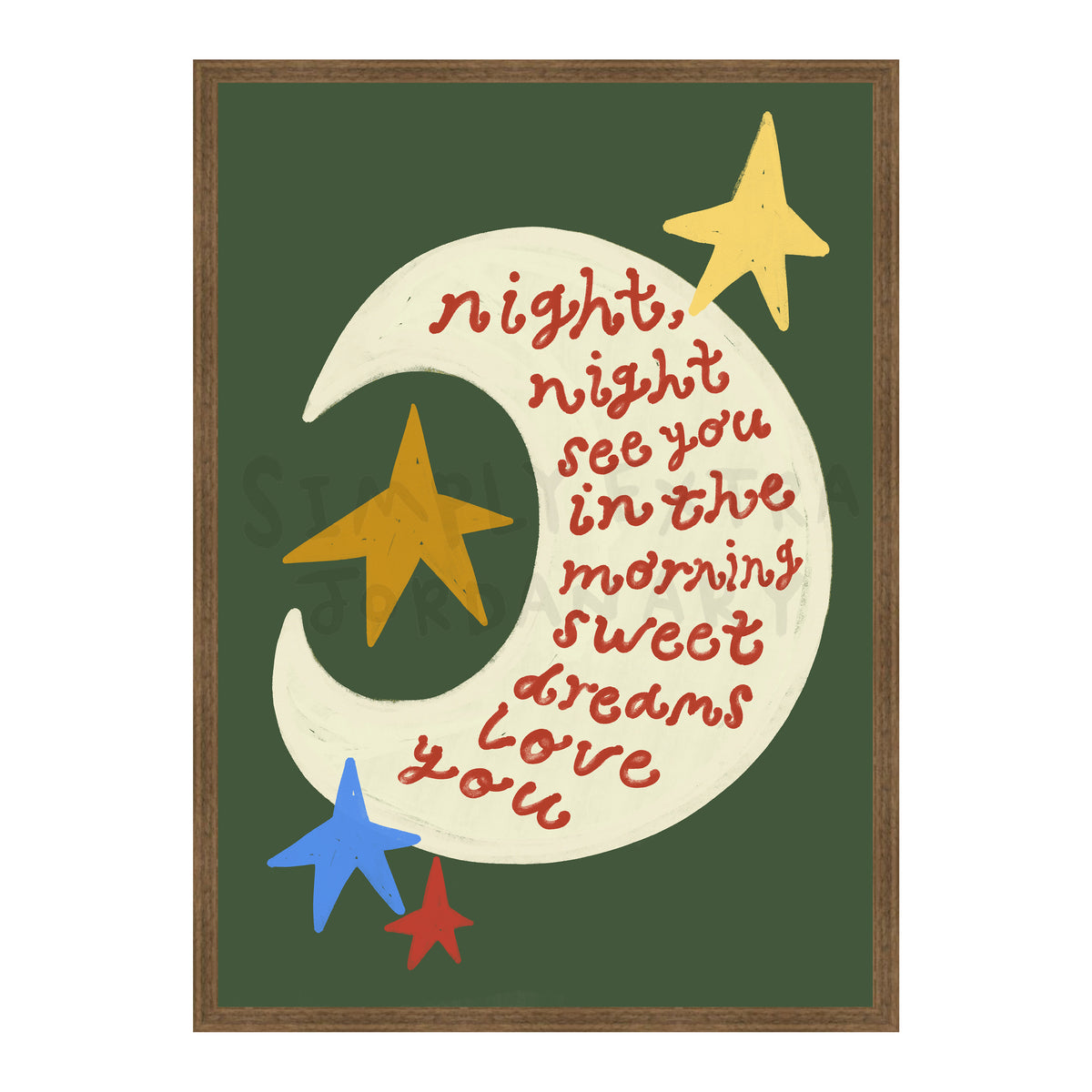 Night Night Love You Print
