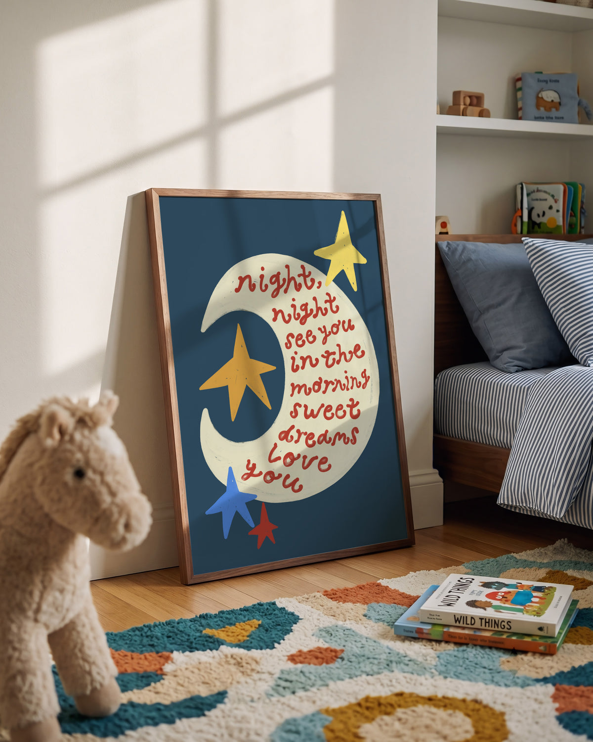 Night Night | Moon Print | UNFRAMED