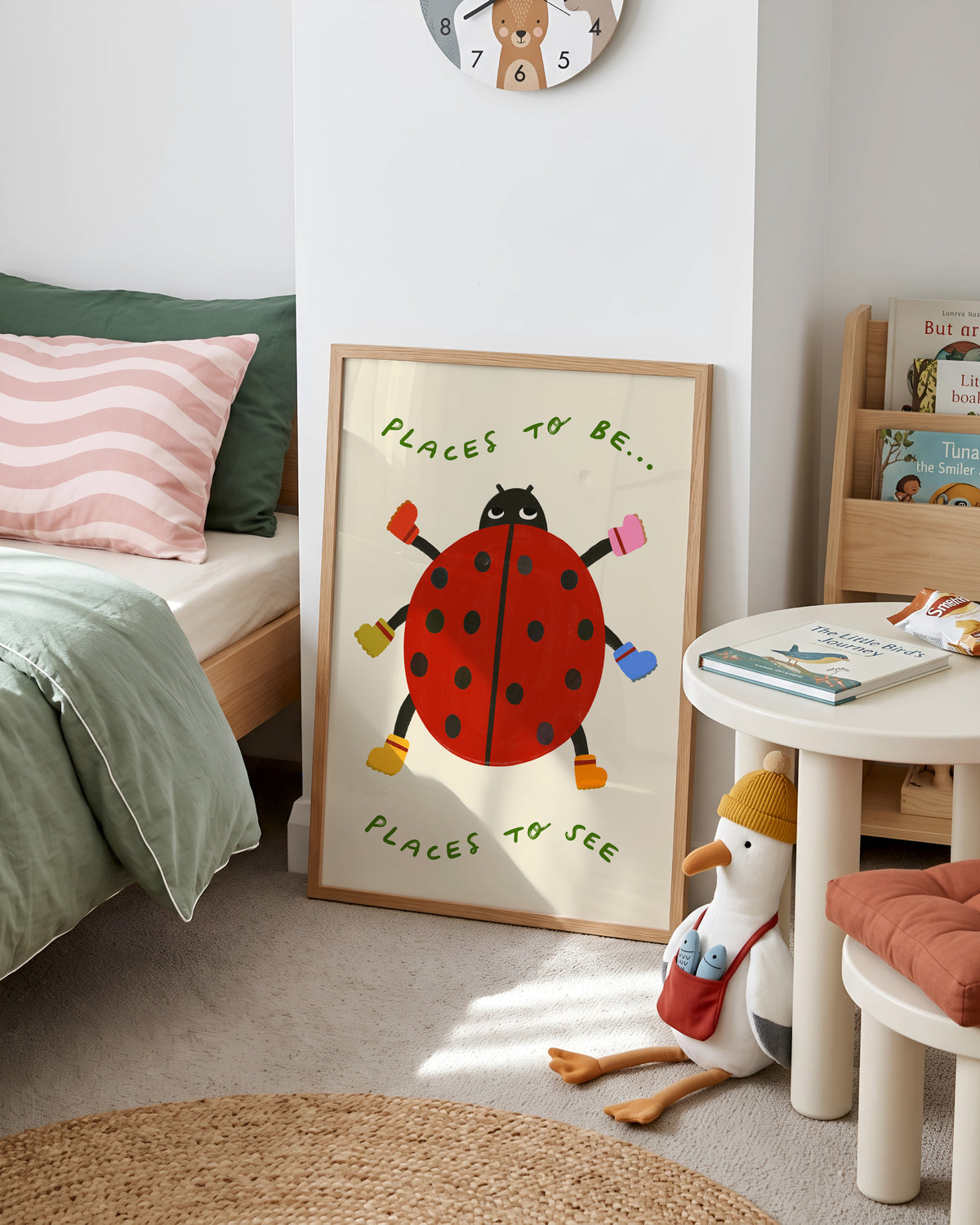 Places To Be | Ladybird Print | UNFRAMED