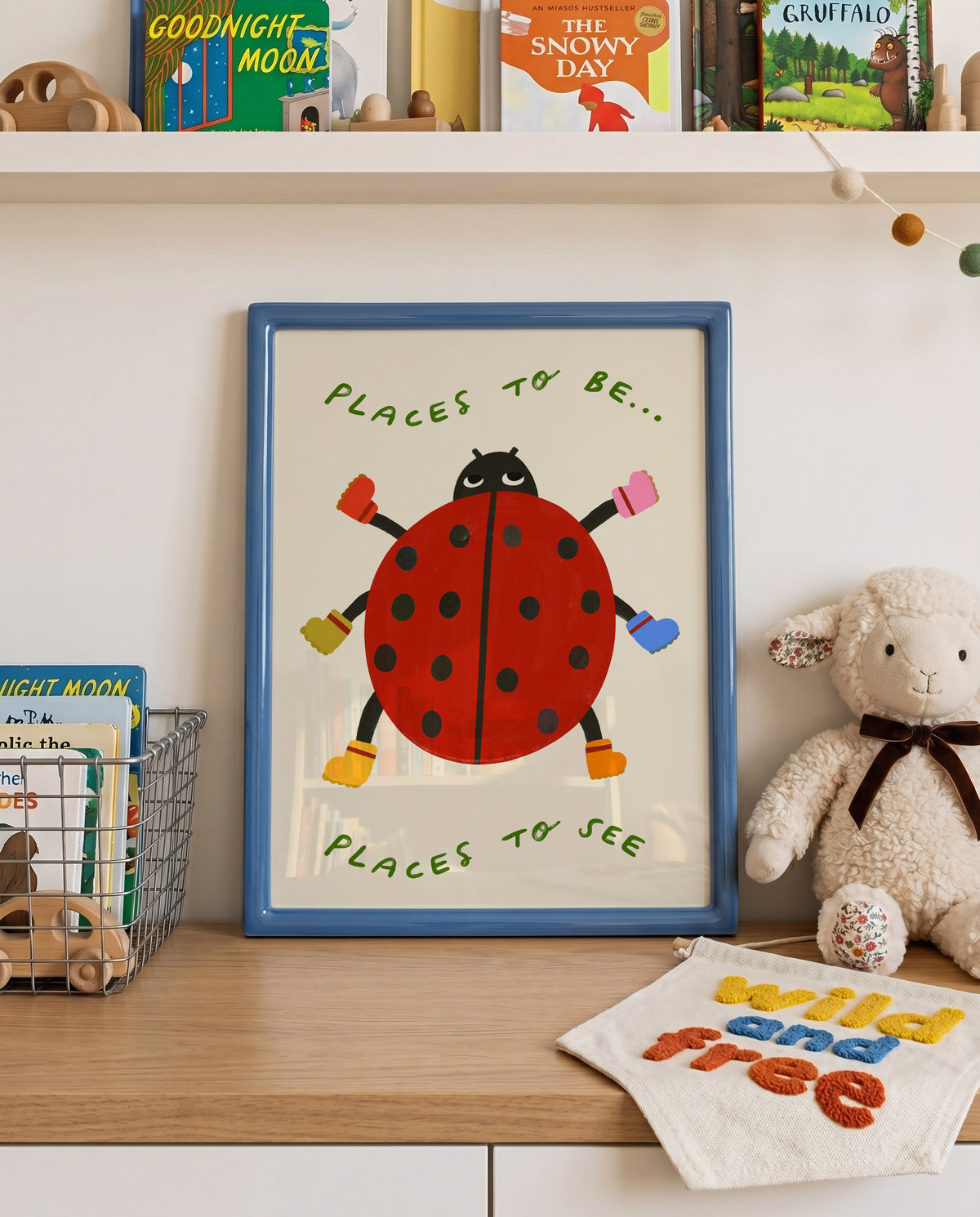 Places To Be | Ladybird Print | UNFRAMED