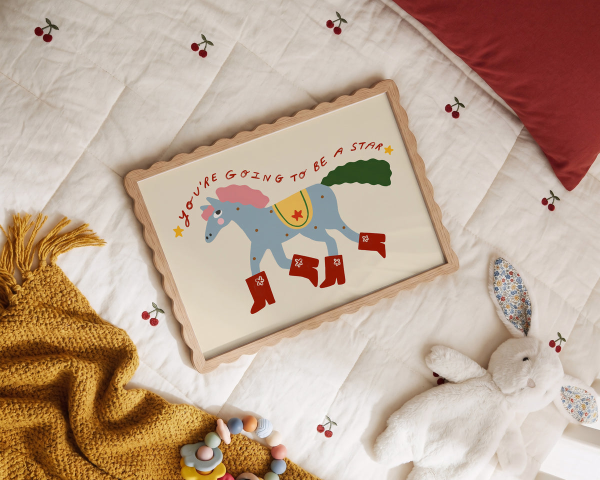 Gonna Be a Star | Horse Print | UNFRAMED