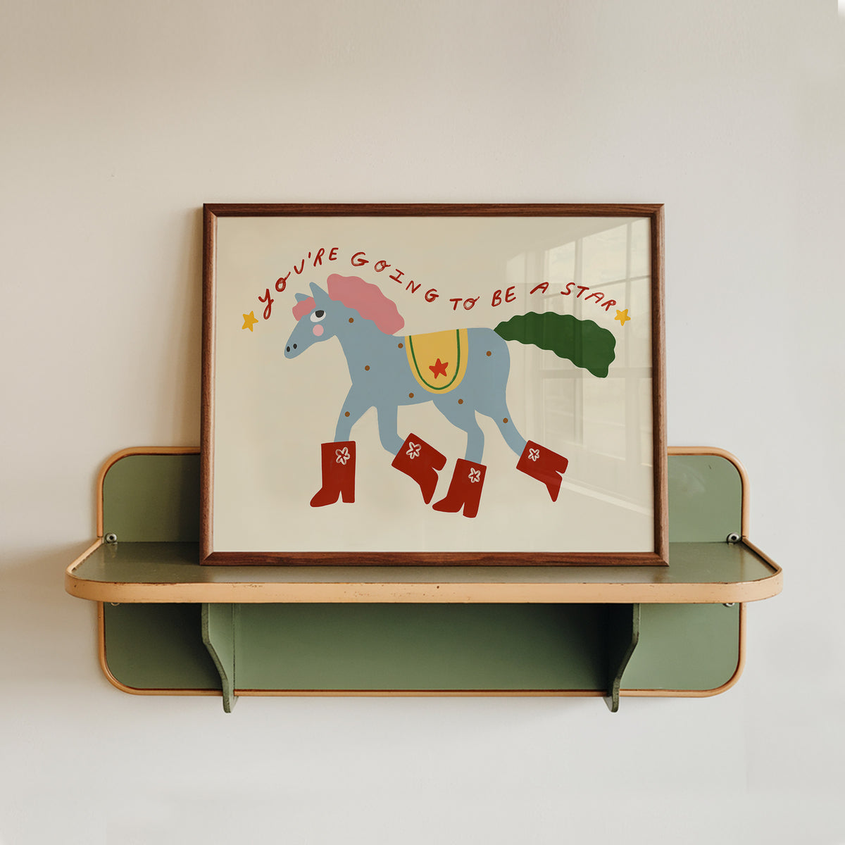 Gonna Be a Star | Horse Print | UNFRAMED