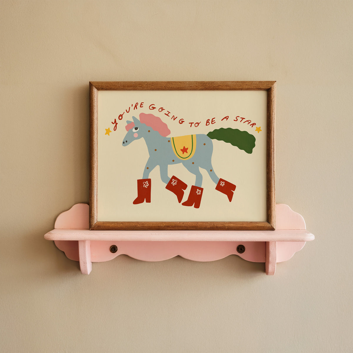 Gonna Be a Star | Horse Print | UNFRAMED