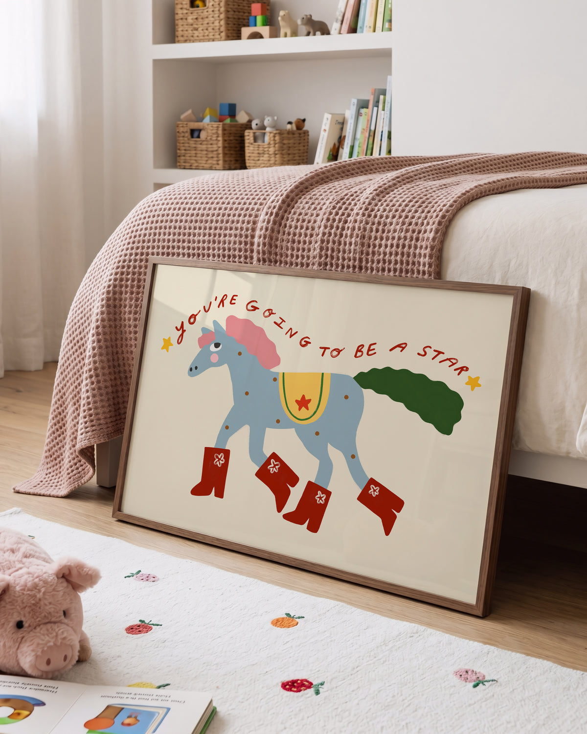 Gonna Be a Star | Horse Print | UNFRAMED