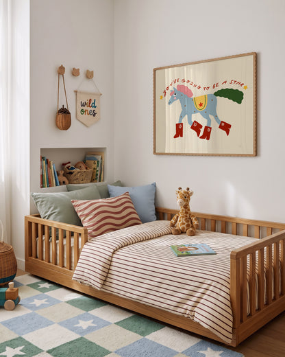 Gonna Be a Star | Horse Print | UNFRAMED