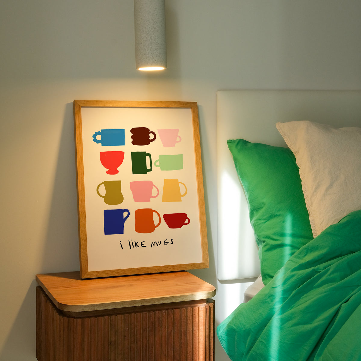 I Like Mugs | Coffee Print | UNFRAMED