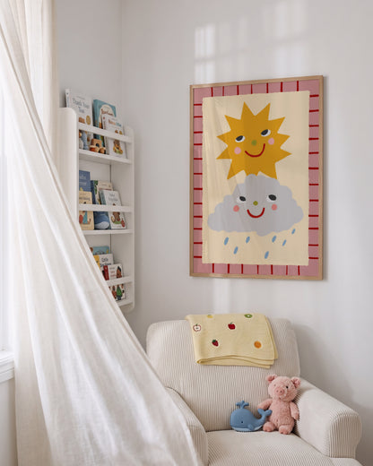 Rain And Sun | Nursery Print | UNFRAMED