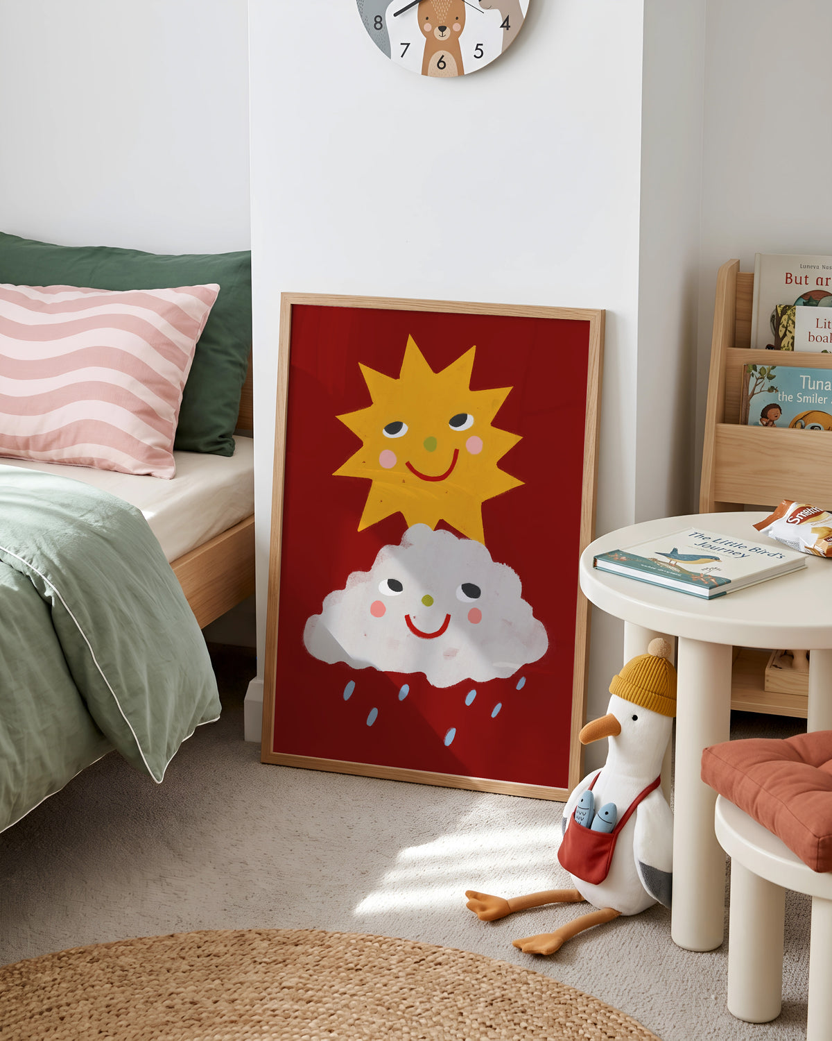 Rain And Sun | Nursery Print | UNFRAMED