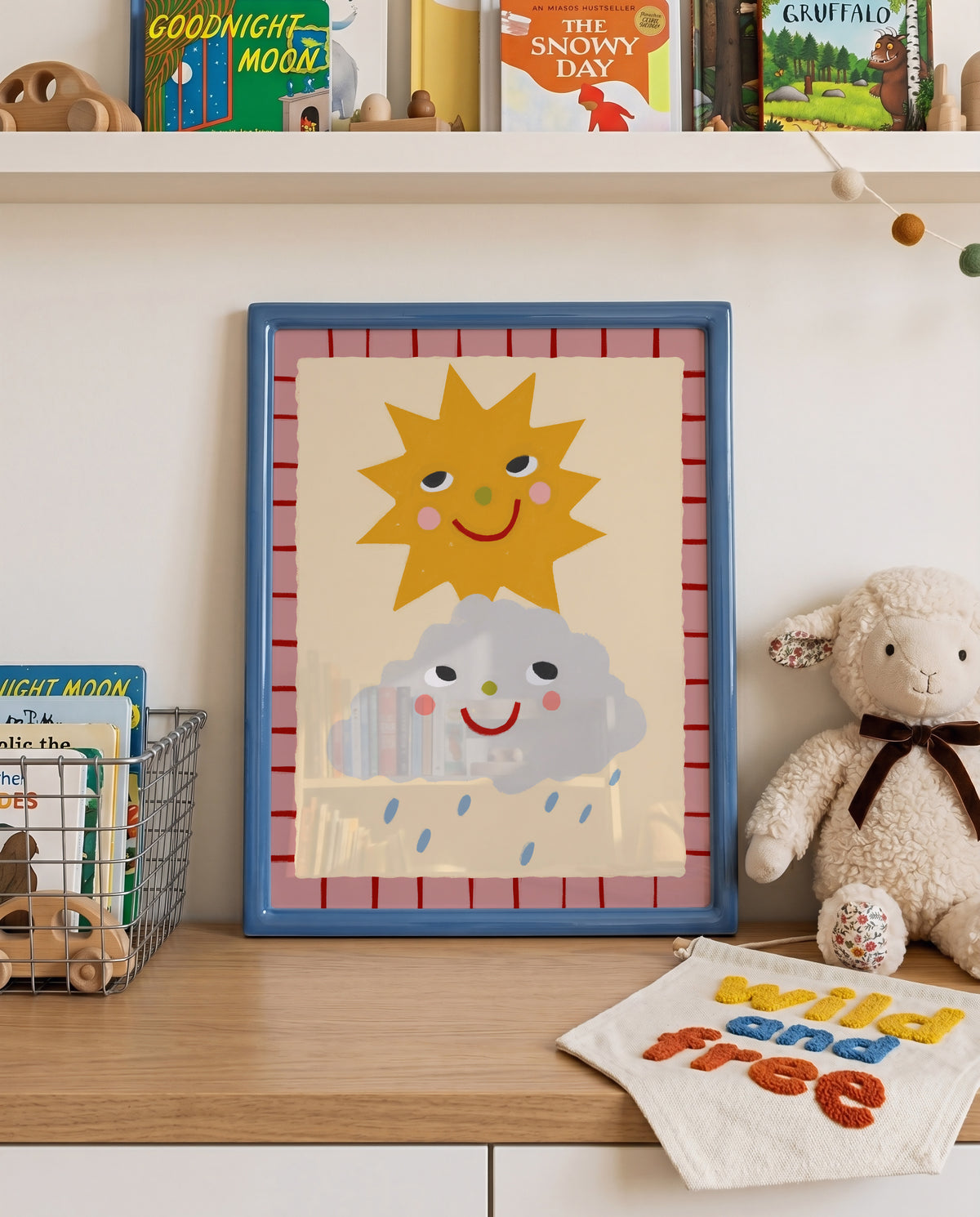 Rain And Sun | Nursery Print | UNFRAMED