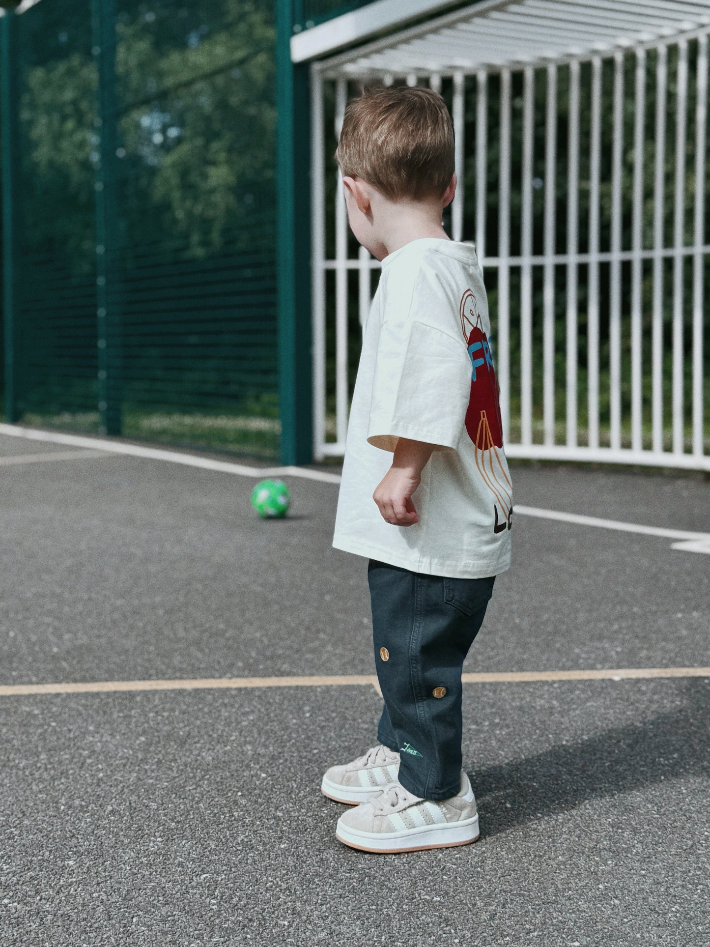 Ivory Oversized Children's Graphic T-shirt | Fruit Lover