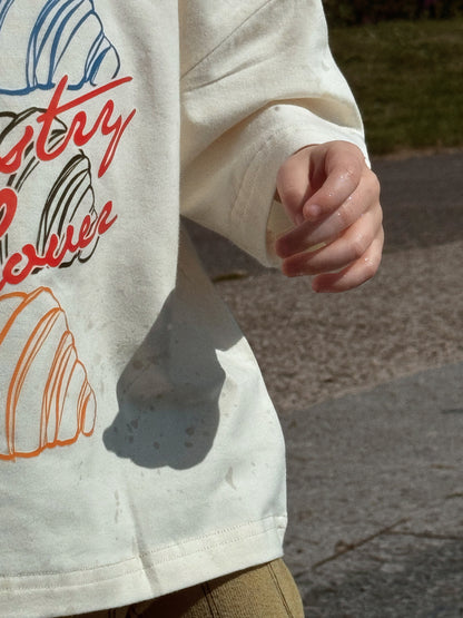 Oversized Children's Graphic T-shirt | Pastry Lover