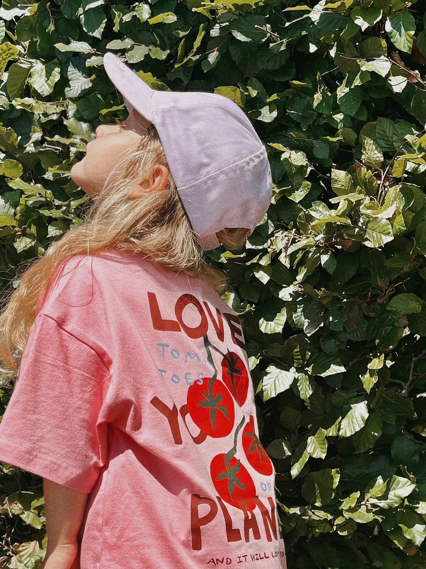 Pink Oversized Children's Graphic T-shirt | Love Your Planet