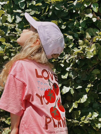 Pink Oversized Children's Graphic T-shirt | Love Your Planet