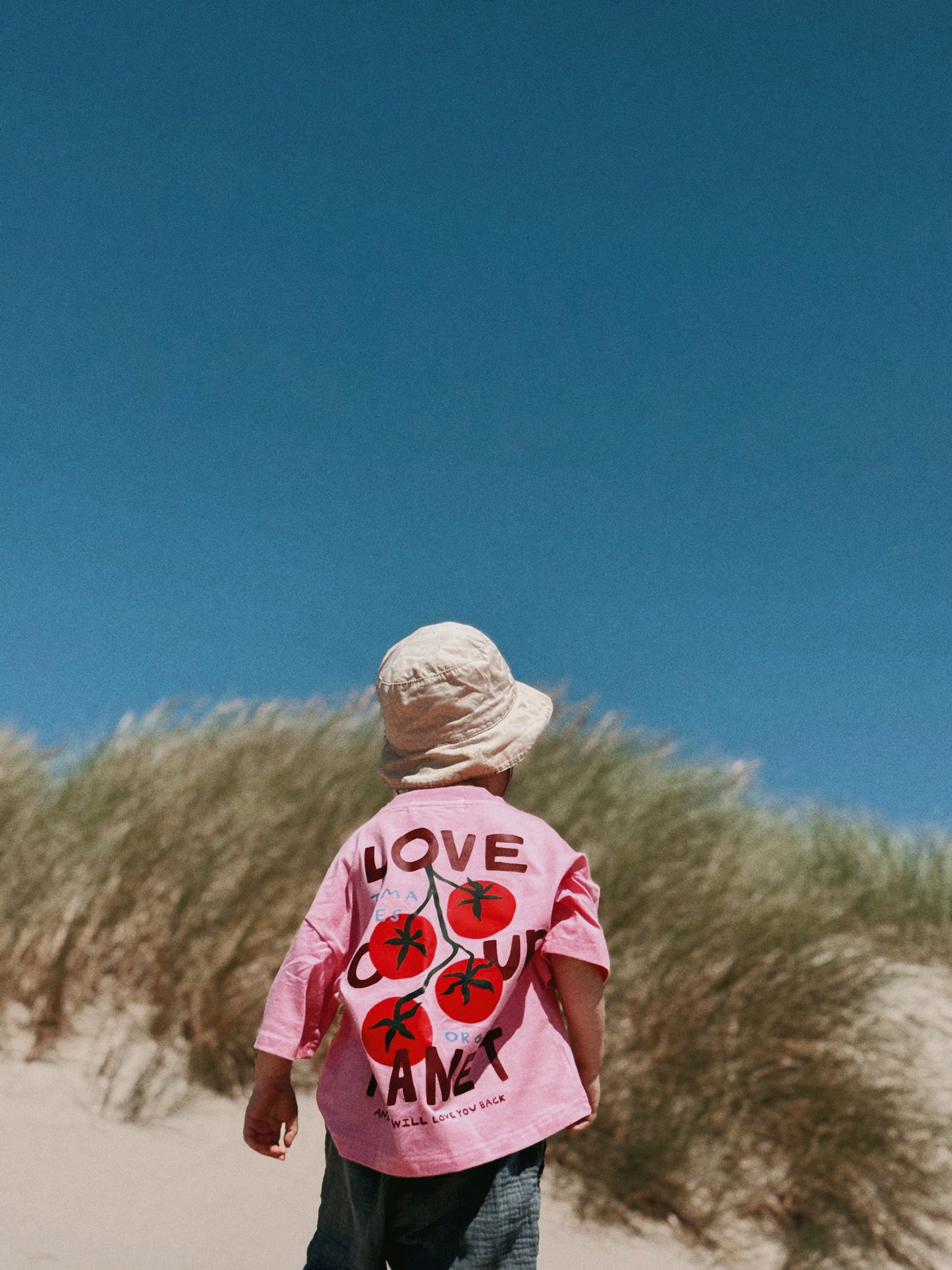 Pink Oversized Children's Graphic T-shirt | Love Your Planet