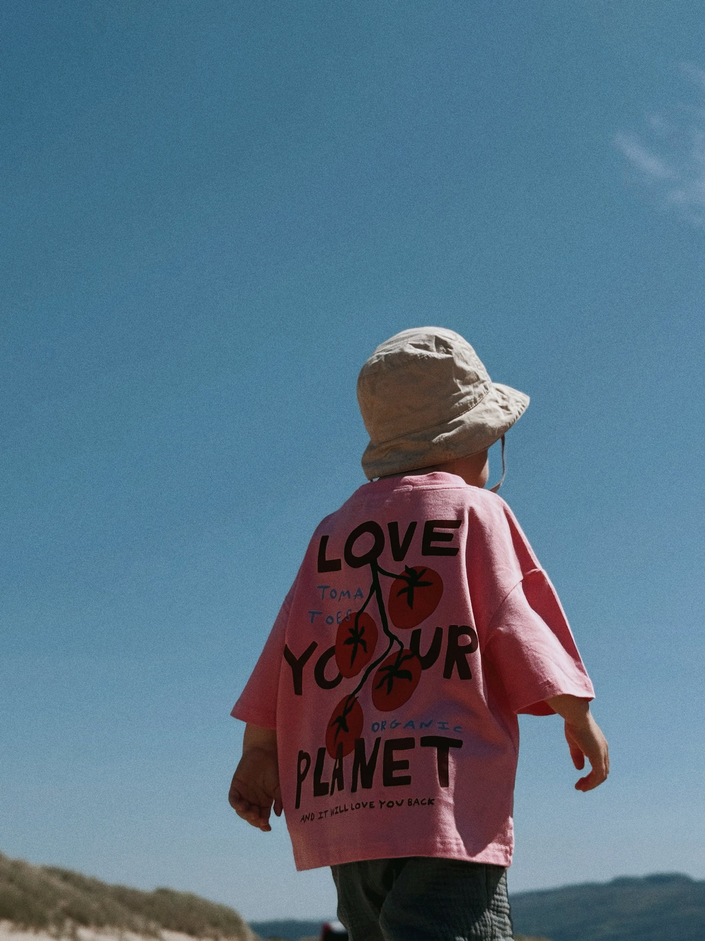 Pink Oversized Children's Graphic T-shirt | Love Your Planet