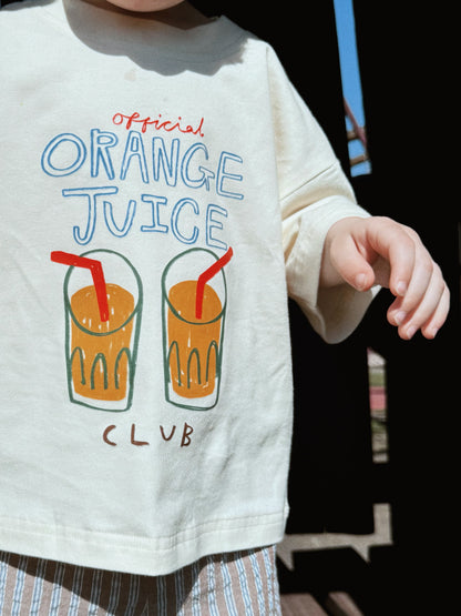 Oversized Children's Graphic T-shirt | Orange Juice Club