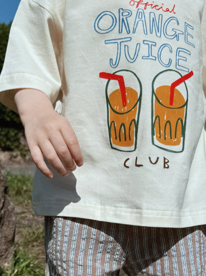 Oversized Children's Graphic T-shirt | Orange Juice Club