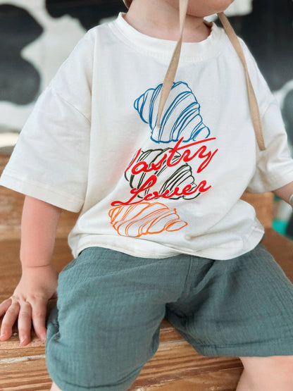 Oversized Children's Graphic T-shirt | Pastry Lover