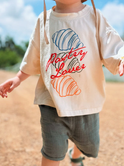 Oversized Children's Graphic T-shirt | Pastry Lover