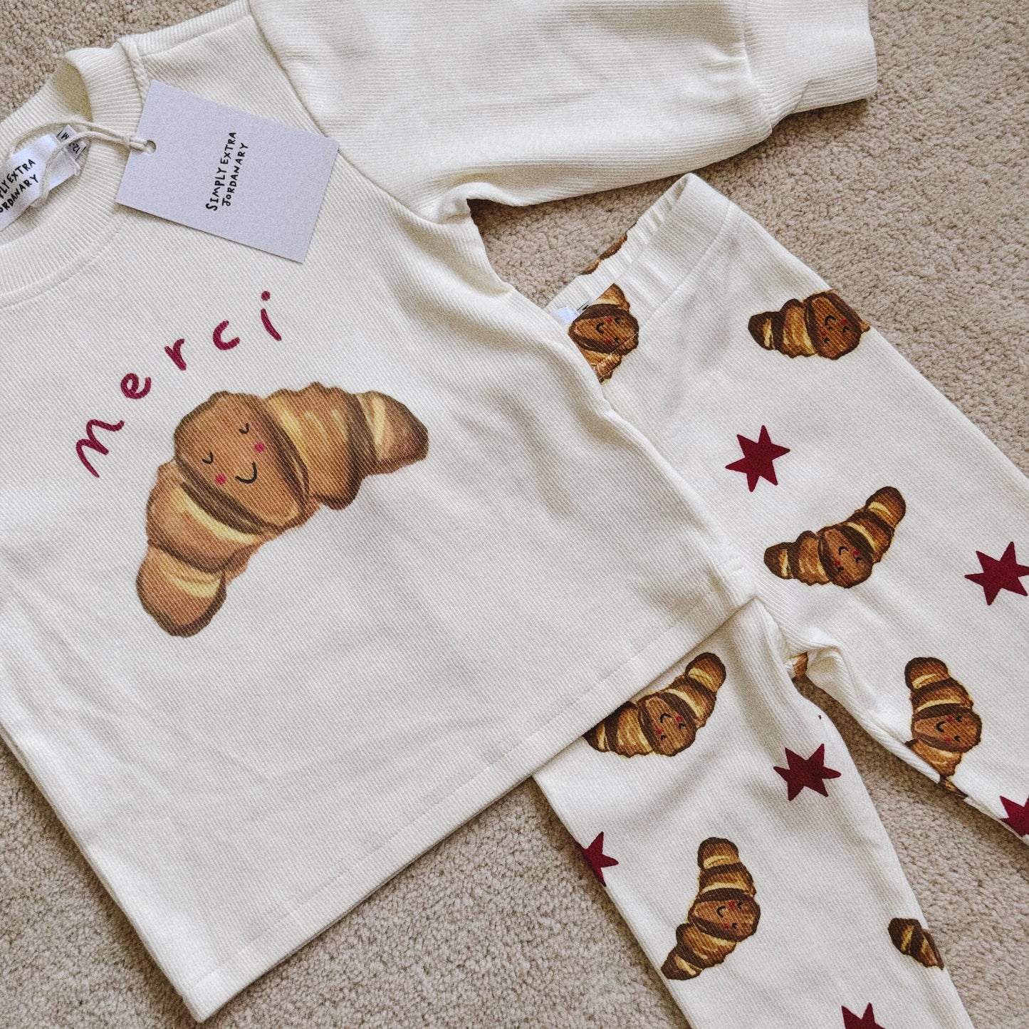 Merci Croissants | Children's Pyjamas