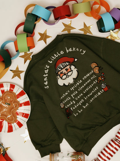 COMING SOON | Santa's Little Bakery Children's Christmas Sweatshirt
