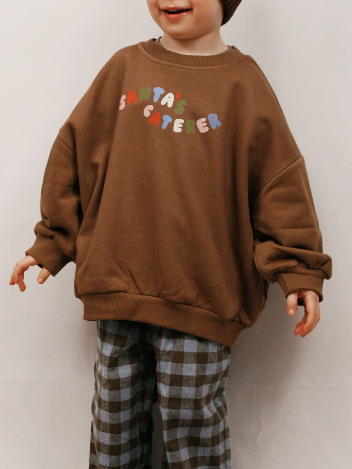 COMING SOON | Santa's Caterer Children's Christmas Sweatshirt