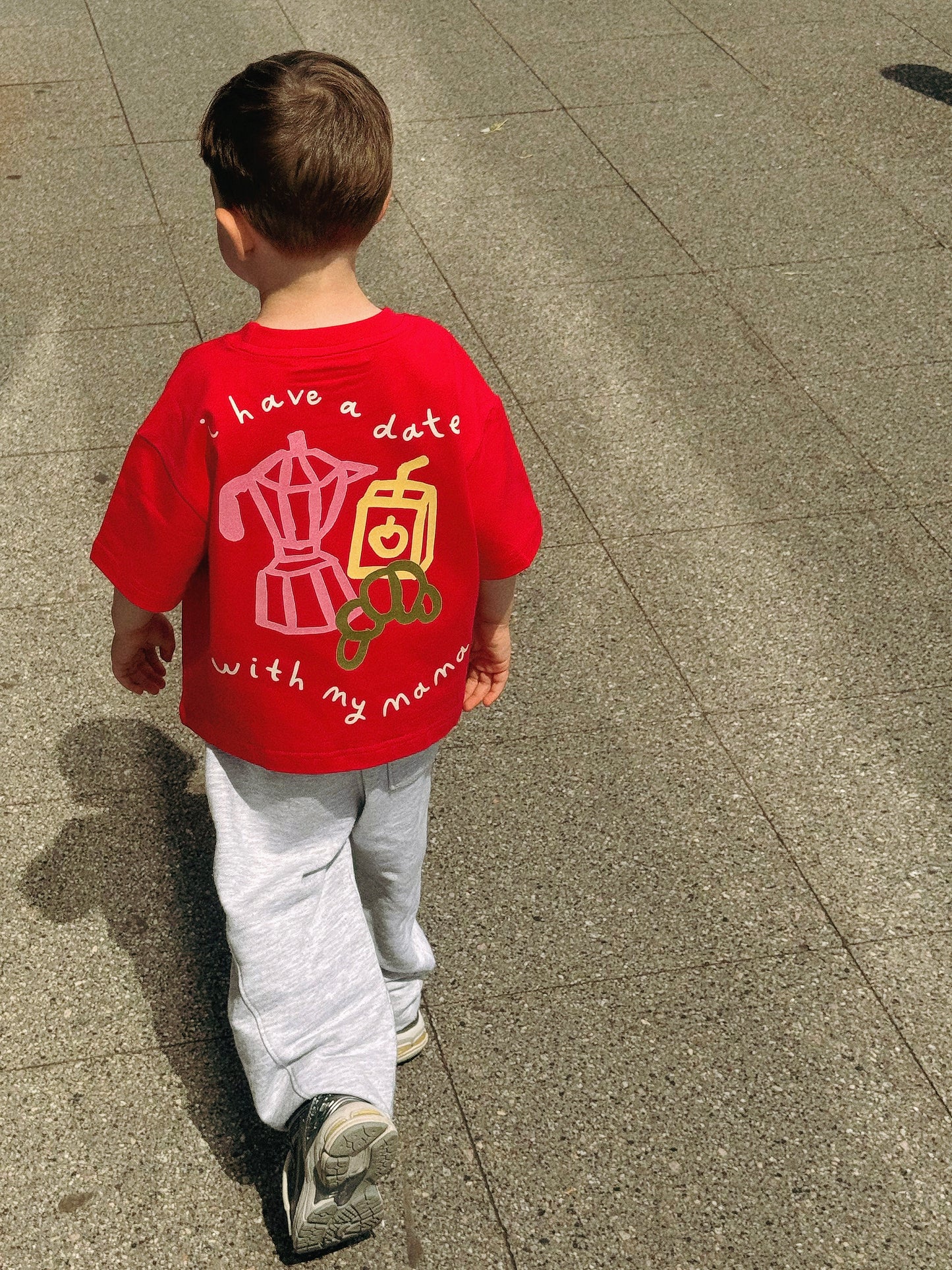 RESTOCKING 22.07.26 | I Have A Date With Mama | Children's Graphic T-shirt