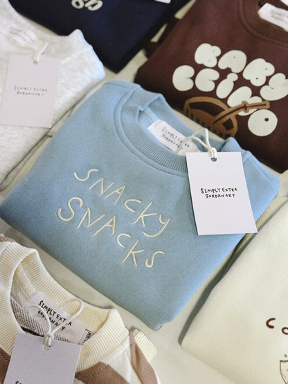 Snacky Snacks Nappy Naps |  Children's Sweatshirt