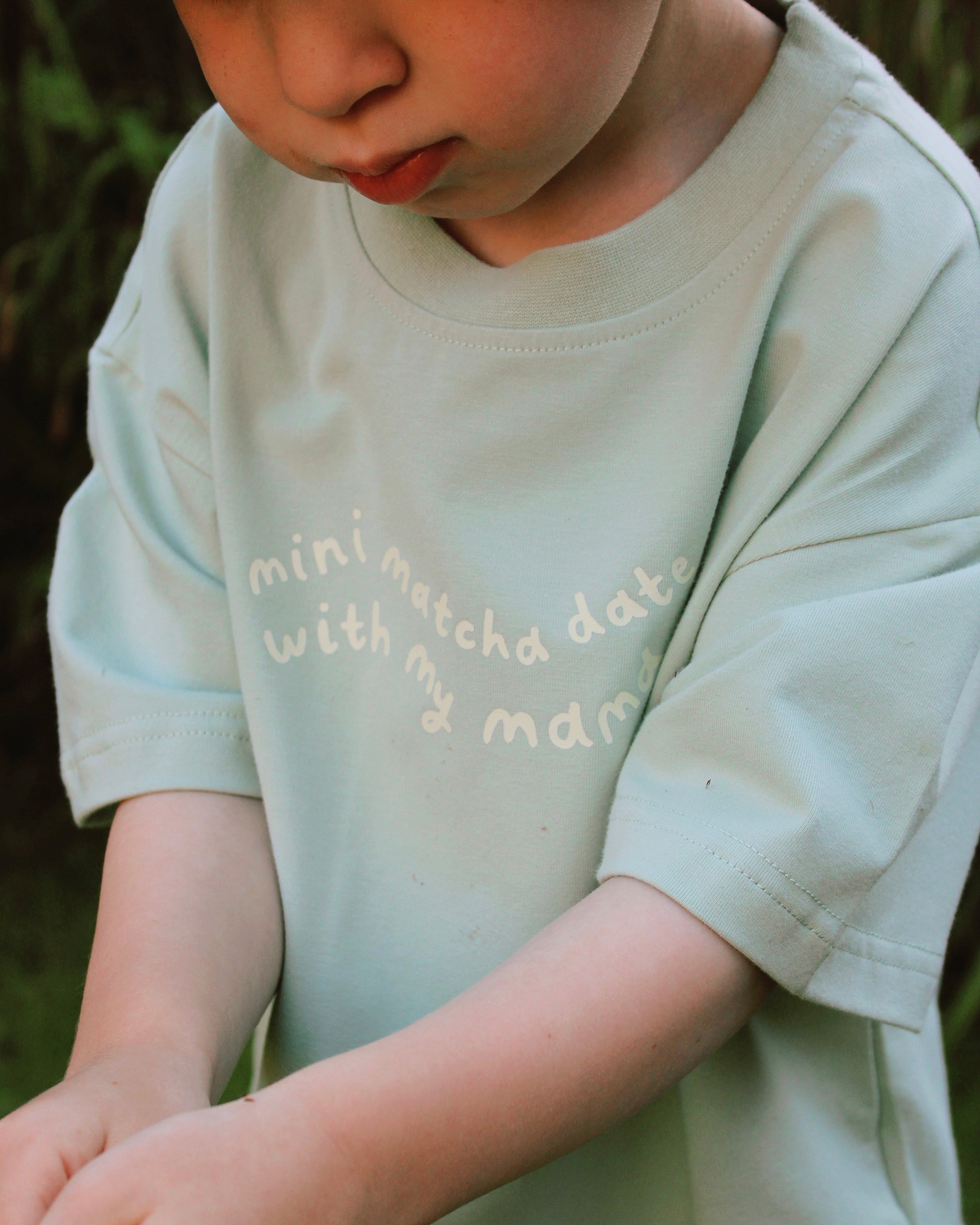 Mini Matcha Date With Mama | Children's Graphic T-shirt
