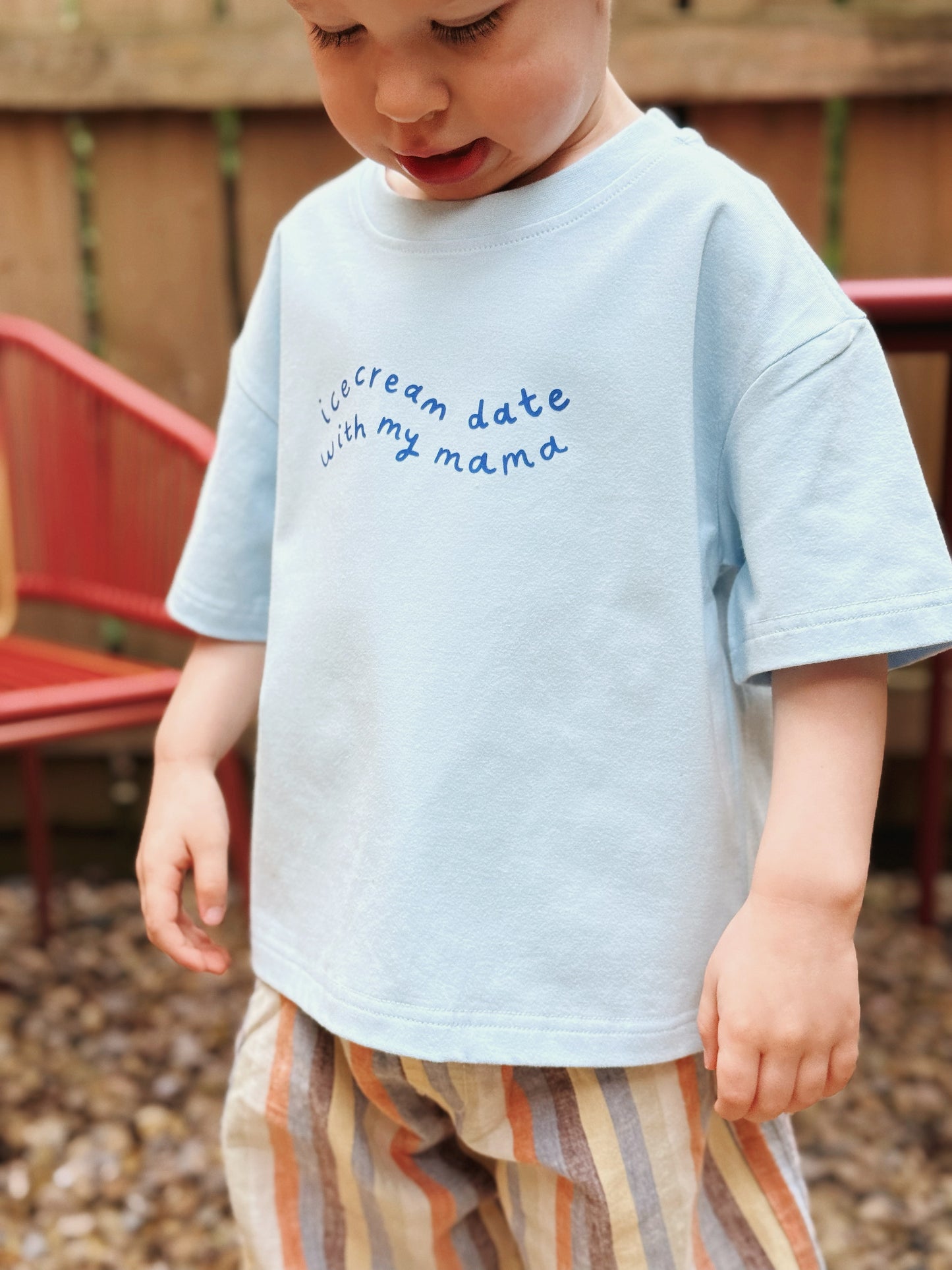 Ice Cream Date With Mama | Children's Graphic T-shirt