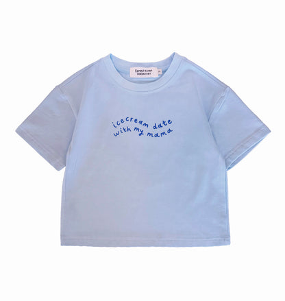 Ice Cream Date With Mama | Children's Graphic T-shirt