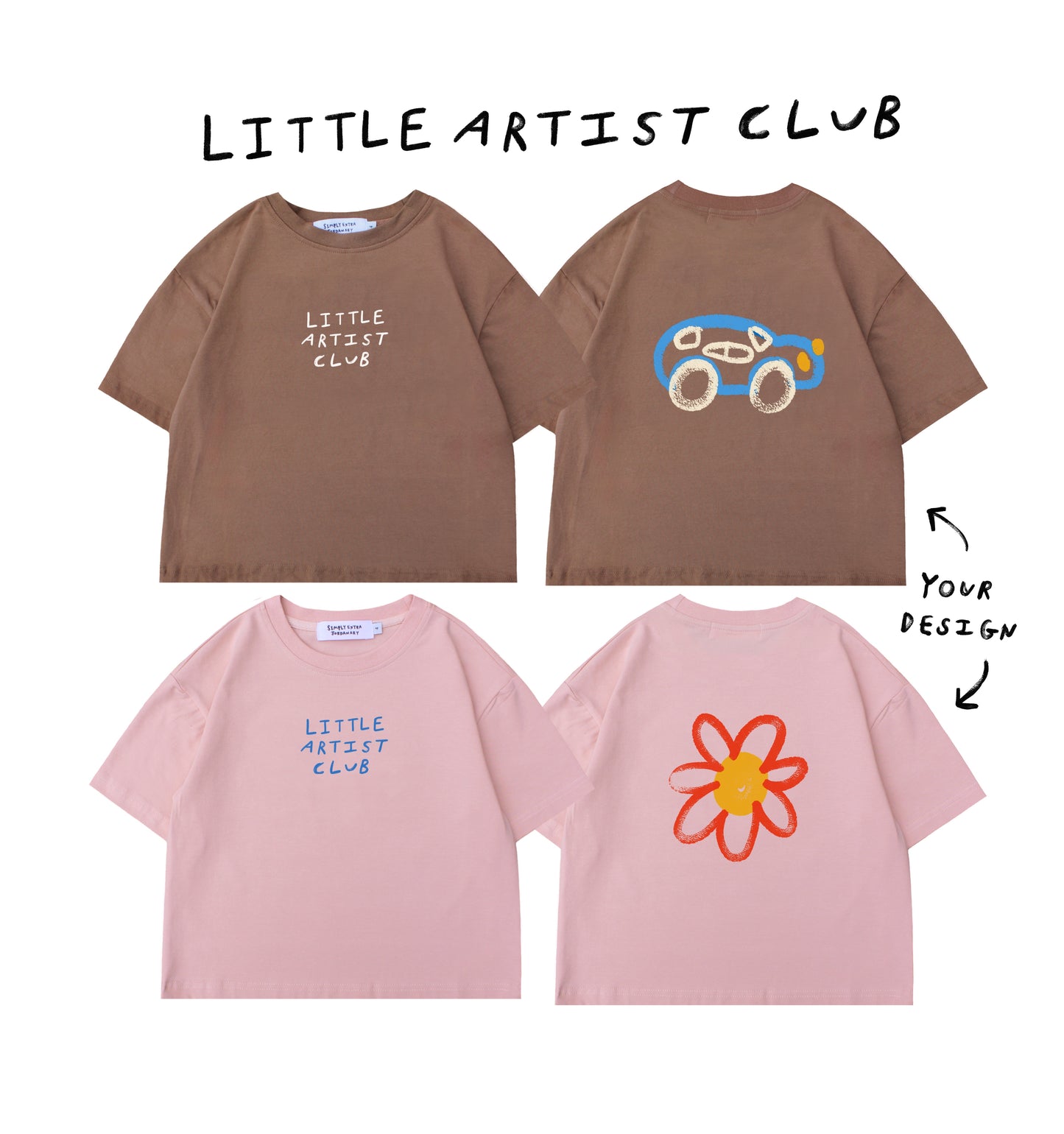 COMING 07.08.26 | Little Artist Club | Design Your Own Children's Graphic T-shirt