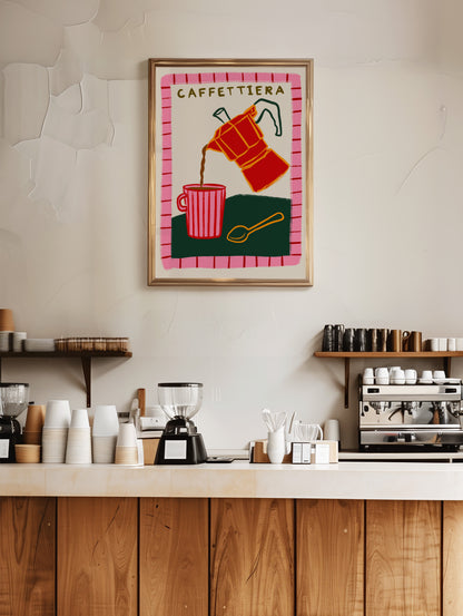 Caffettiera | Coffee Poster | UNFRAMED