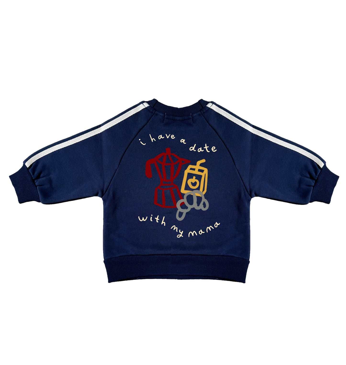 I Have A Date With Mama | Children's Sweatshirt | Navy