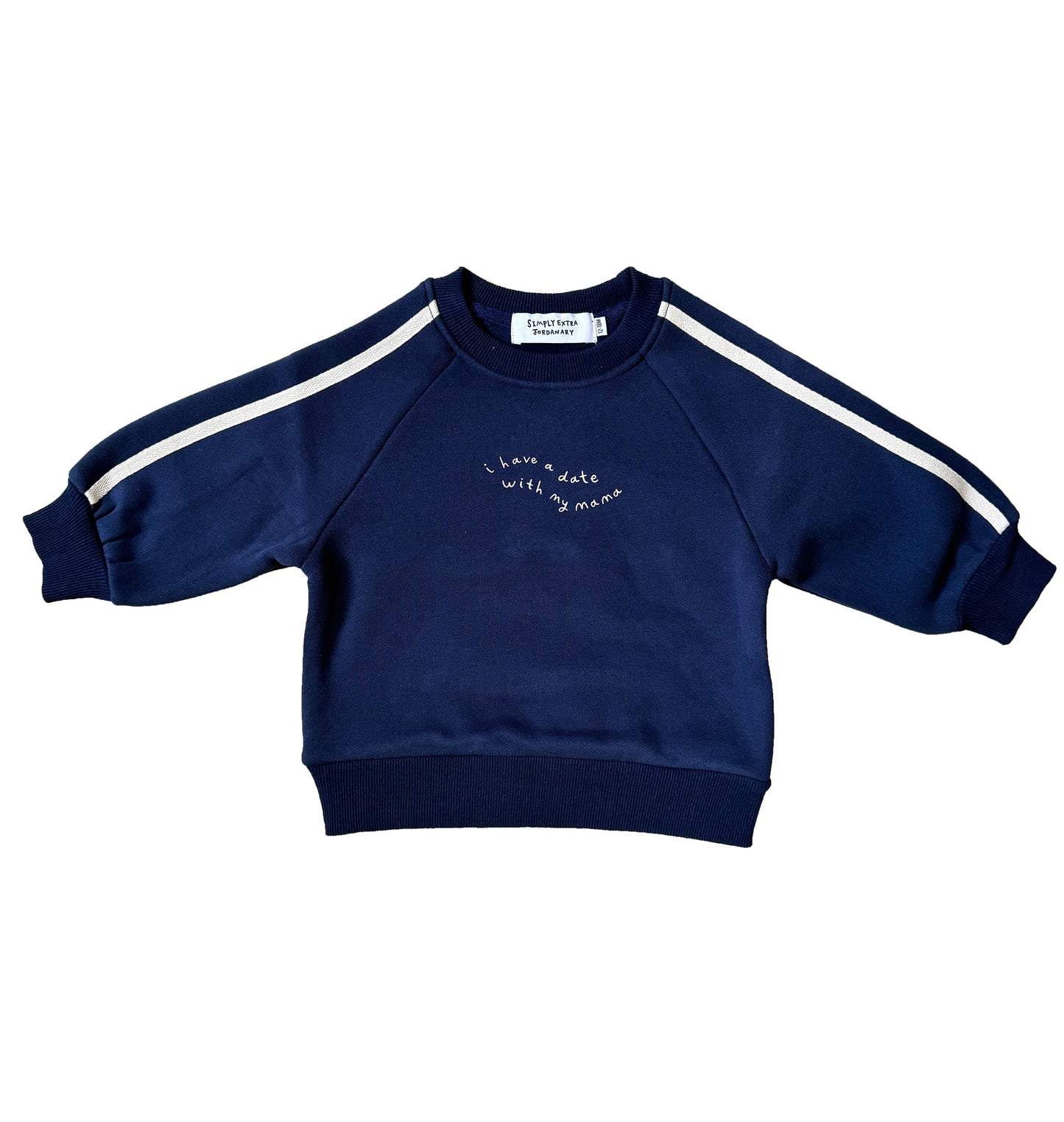 I Have A Date With Mama | Children's Sweatshirt | Navy