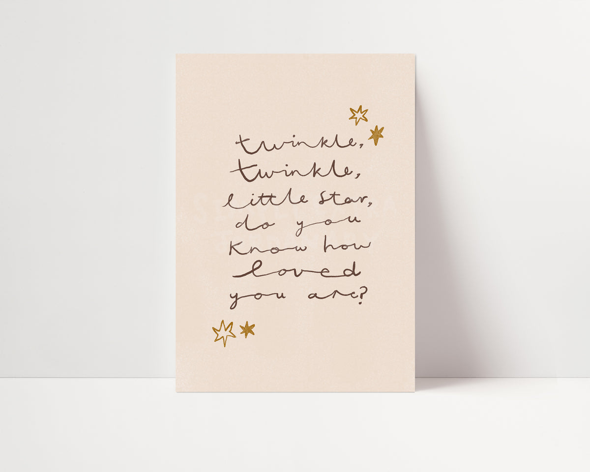 Twinkle Little Star | A3 | STUDIO SECOND
